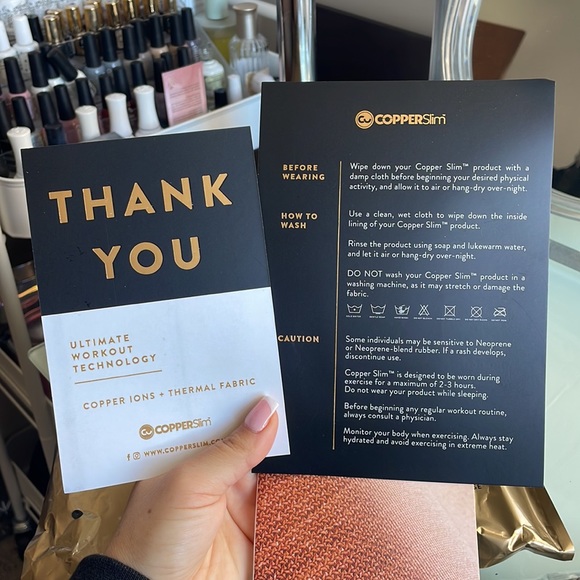 Copper slim mesh insulated workout pants size M FREE sport bag - Picture 7 of 12